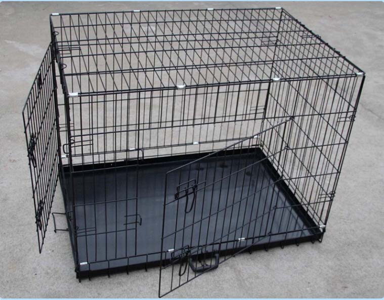2 door dog cage